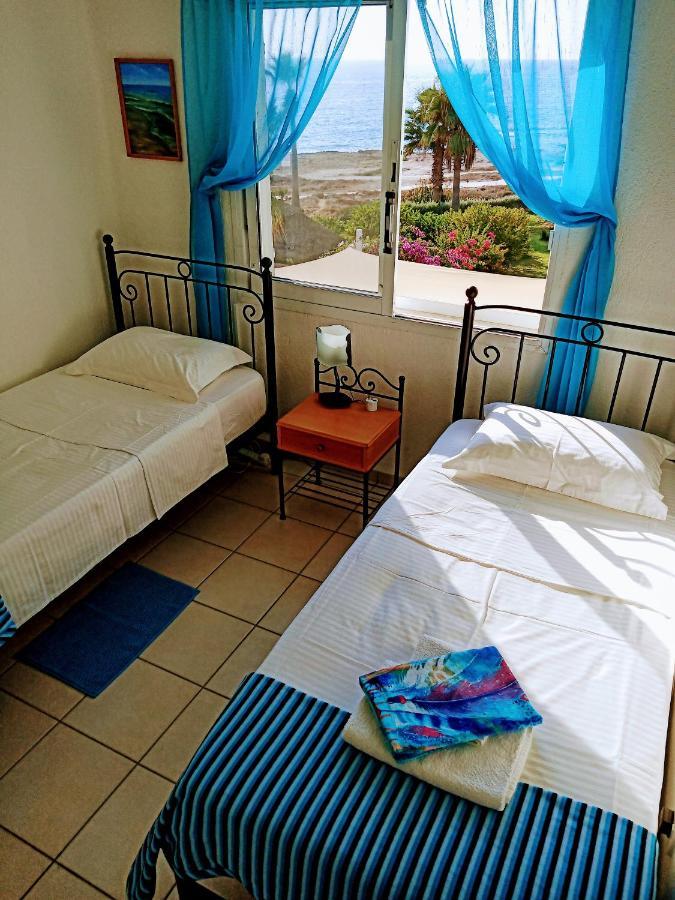 Sea front Villa Kristina Klorakas Exteriör bild